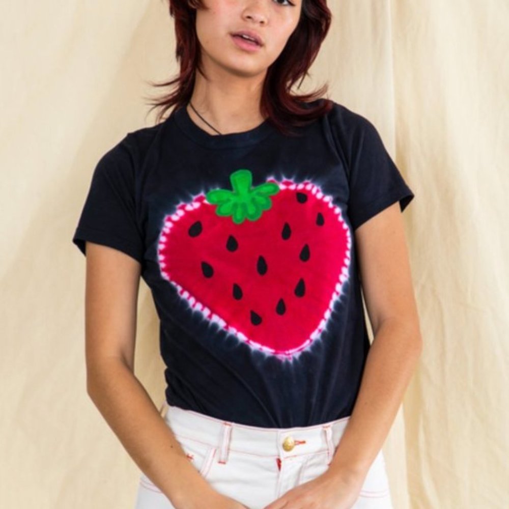 NWOT Big Bud Press Strawberry Tie Dye 🍓
